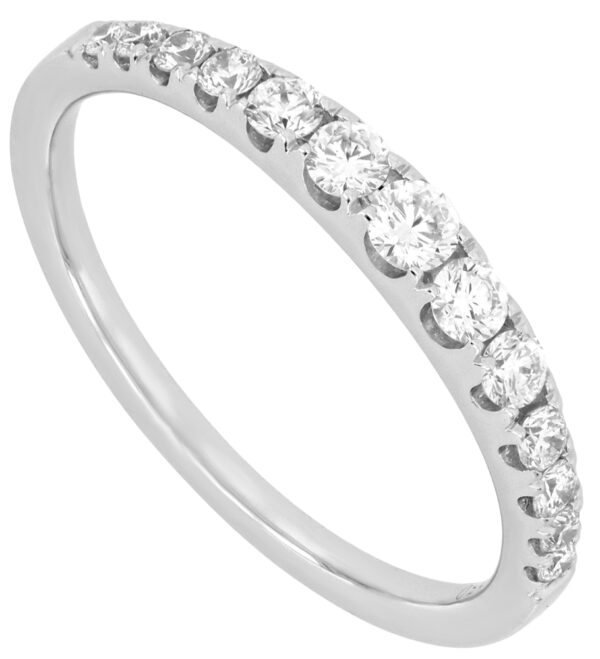 Churumbela en oro blanco con diamantes