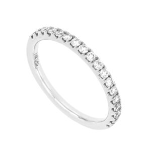 Churumbela en oro blanco con diamantes