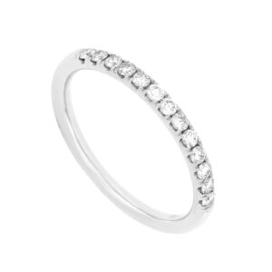 Churumbela en oro blanco con diamantes