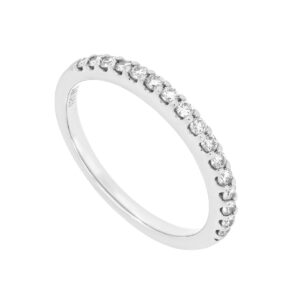 Churumbela en oro blanco con diamantes
