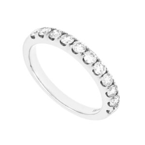 Churumbela en oro blanco con diamantes