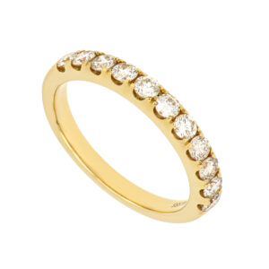 Churumbela en oro amarillo con diamantes