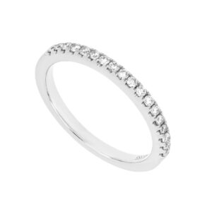 Churumbela en oro blanco con diamantes