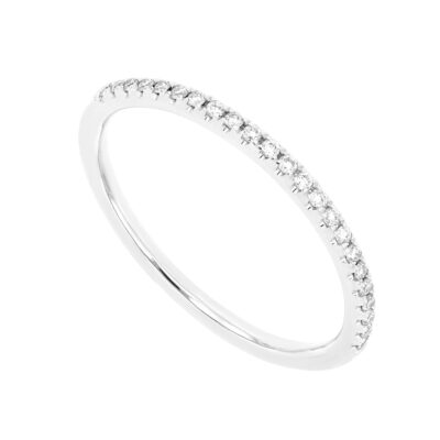Churumbela en oro blanco con 23 diamantes
