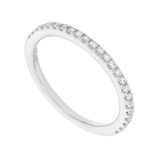 Churumbela en oro blanco con diamantes