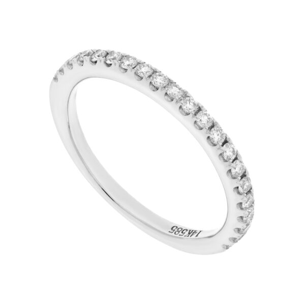 Churumbela en oro blanco con diamantes