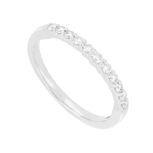 Churumbela en oro blanco con diamantes