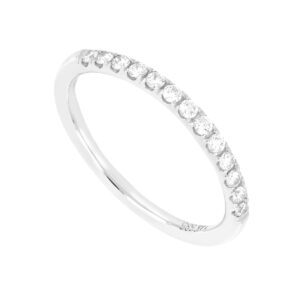 Churumbela en oro blanco con diamantes