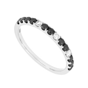 Churumbela en oro blanco con diamantes
