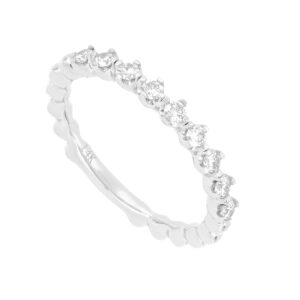 Churumbela en oro blanco con diamantes