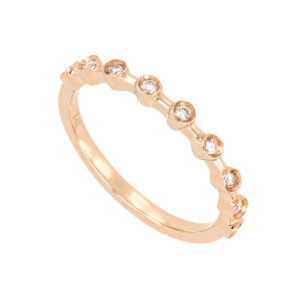 Churumbela en oro blanco con diamantes