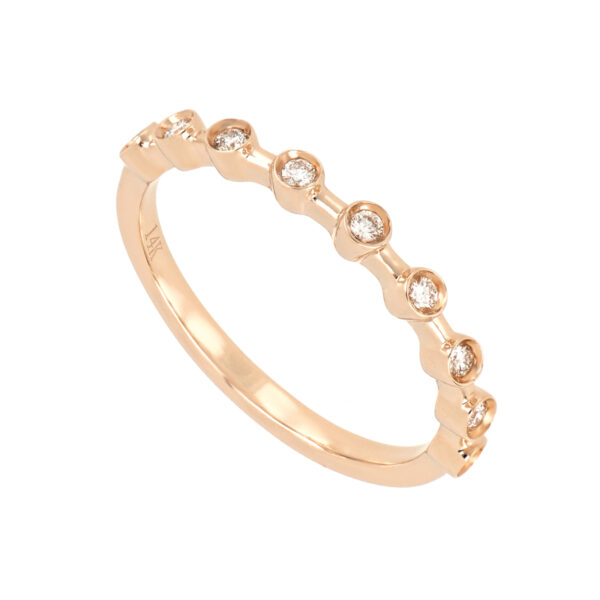 Churumbela en oro blanco con diamantes