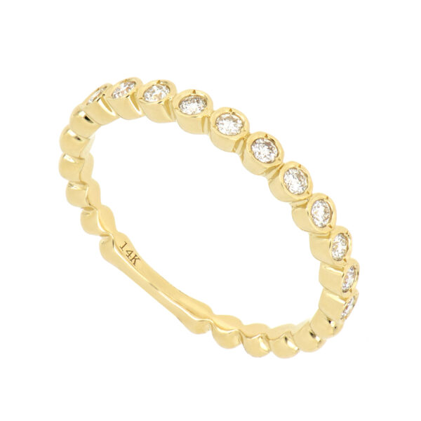 Churumbela de oro con diamantes