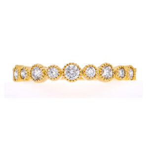 Churumbela de oro amarillo con diamantes - Imagen 3