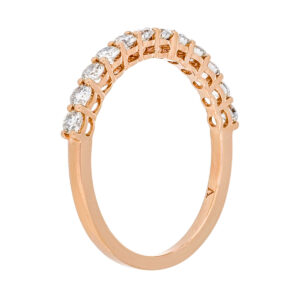 Churumbela de oro rosa con diamantes - Imagen 2