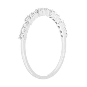 Churumbela de oro blanco con diamantes - Imagen 2