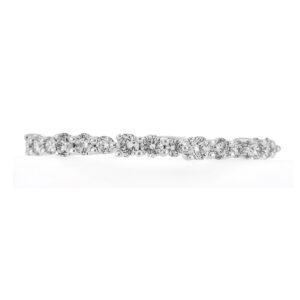 Churumbela de oro blanco con diamantes - Imagen 3