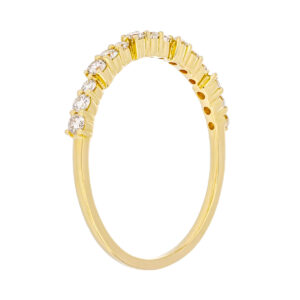 Churumbela de oro amarillo con diamantes - Imagen 2