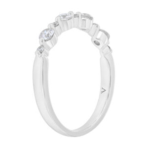 Churumbela de oro blanco con diamantes - Imagen 2