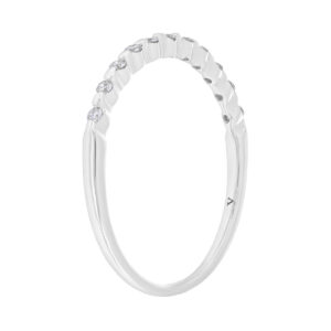 Churumbela de oro blanco con diamantes - Imagen 2