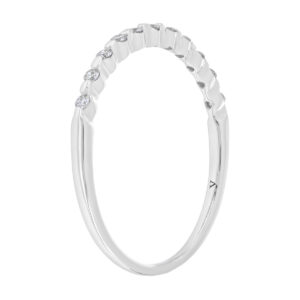 Churumbela de oro blanco con diamantes - Imagen 2