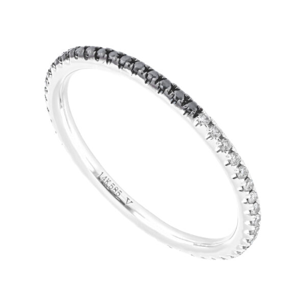 Churumbela completa de oro blanco con diamantes