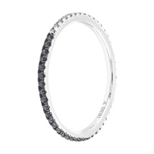 Churumbela completa de oro blanco con diamantes - Imagen 2