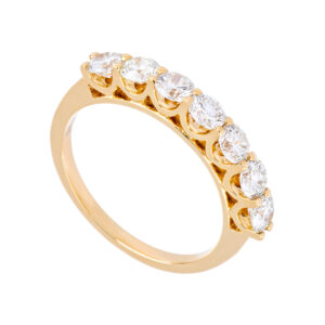 Churumbela de oro amarillo con diamantes