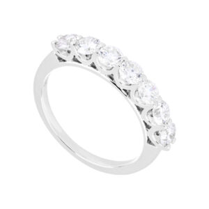 Churumbela de oro blanco con diamantes
