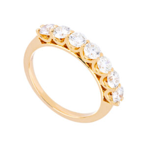 Churumbela de oro amarillo con diamantes