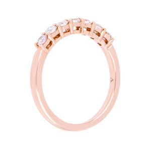 Churumbela de oro rosa con diamantes - Imagen 2