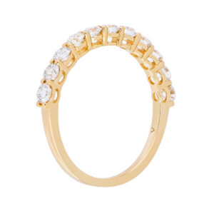 Churumbela de oro amarillo con diamantes - Imagen 2