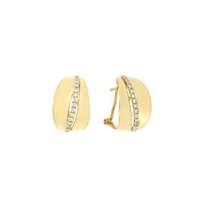 Aretes en oro con diamantes