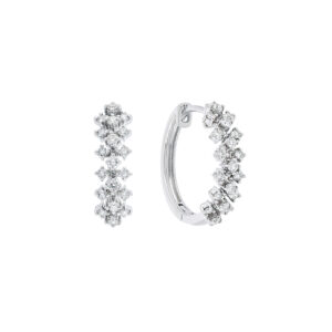 Arracadas de oro con diamantes
