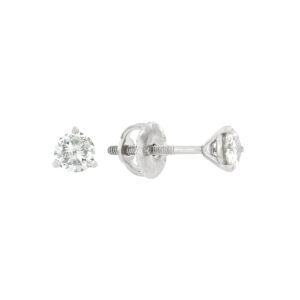Broqueles de brillantes en oro blanco