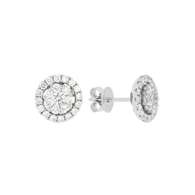 Broqueles en oro blanco con diamantes