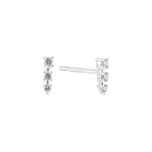 Broquel de oro blanco con diamantes