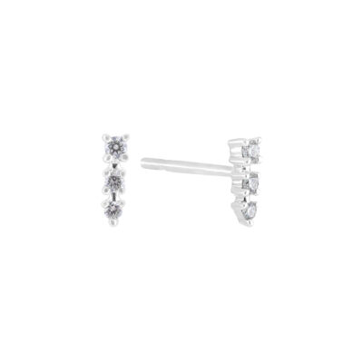 Broquel de oro blanco con diamantes