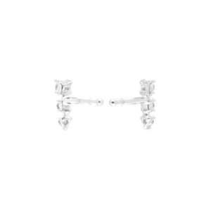 Broquel de oro blanco con diamantes - Imagen 2
