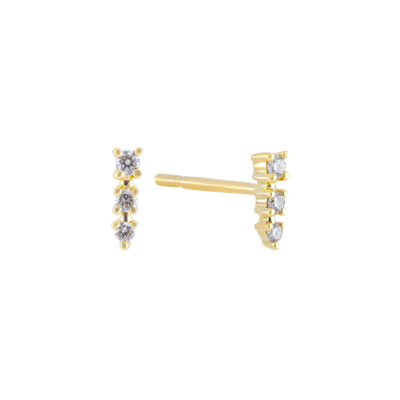 Broquel de oro amarillo con diamantes