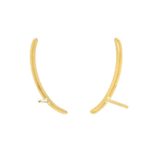 Broquel delgado de oro amarillo con diamantes - Imagen 2