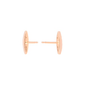 Broqueles de oro rosa con diamantes - Imagen 2