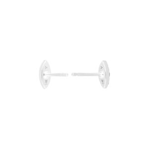 Broqueles de oro blanco con diamantes - Imagen 2