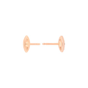 Broqueles de oro rosa con diamantes - Imagen 2