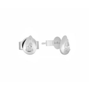 Broqueles de Oro Blanco con Diamantes - Imagen 2
