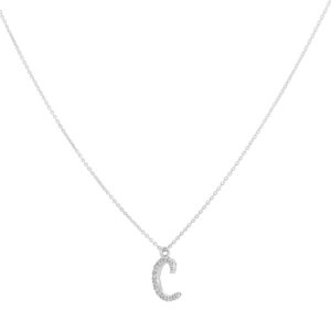 Inicial C de oro con diamantes - Imagen 2