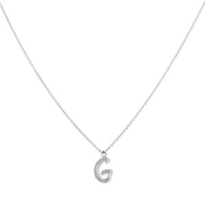 Inicial G de oro con diamantes - Imagen 2