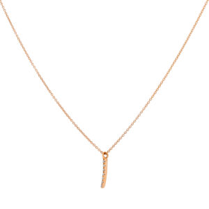 Inicial I de oro con diamantes - Imagen 2