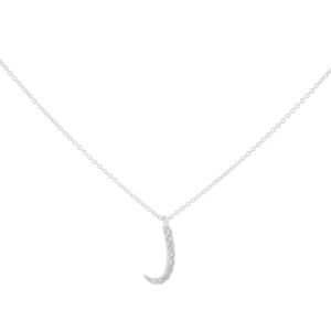 Inicial J de oro con diamantes