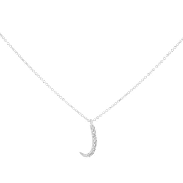 Inicial J de oro con diamantes